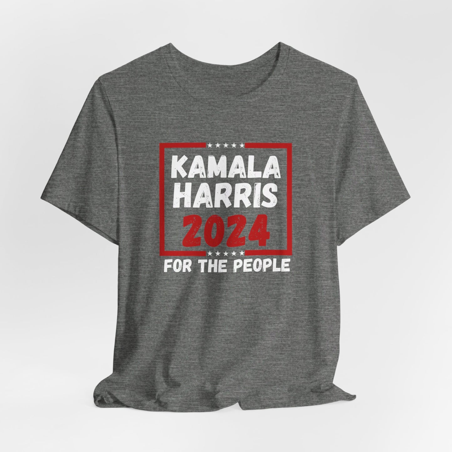 Kamala Harris 24 | For the People (dark colored) | Unisex T-shirt | Portion of Profits donated to Harris for President | Harris Campaign Merchandise