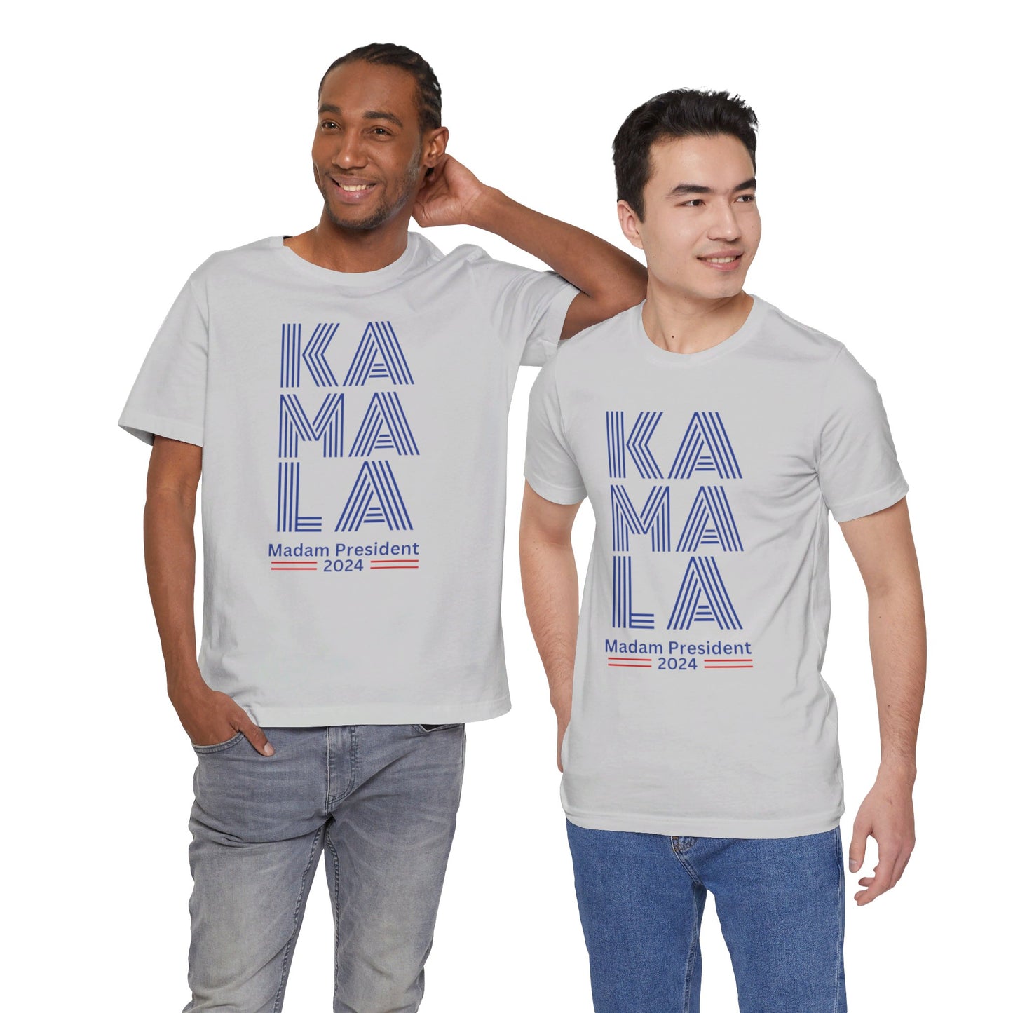 Kamala Harris 24 | KA-MA-LA (light colored) | Unisex T-shirt | Portion of Profits donated Harris for President | Harris Campaign Merchandise