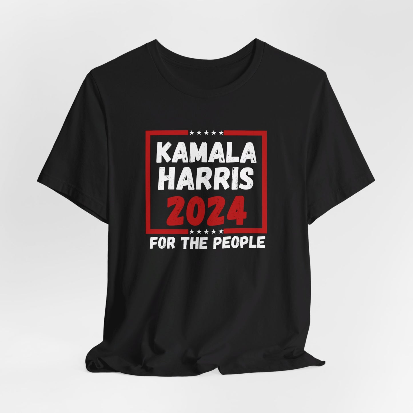 Kamala Harris 24 | For the People (dark colored) | Unisex T-shirt | Portion of Profits donated to Harris for President | Harris Campaign Merchandise