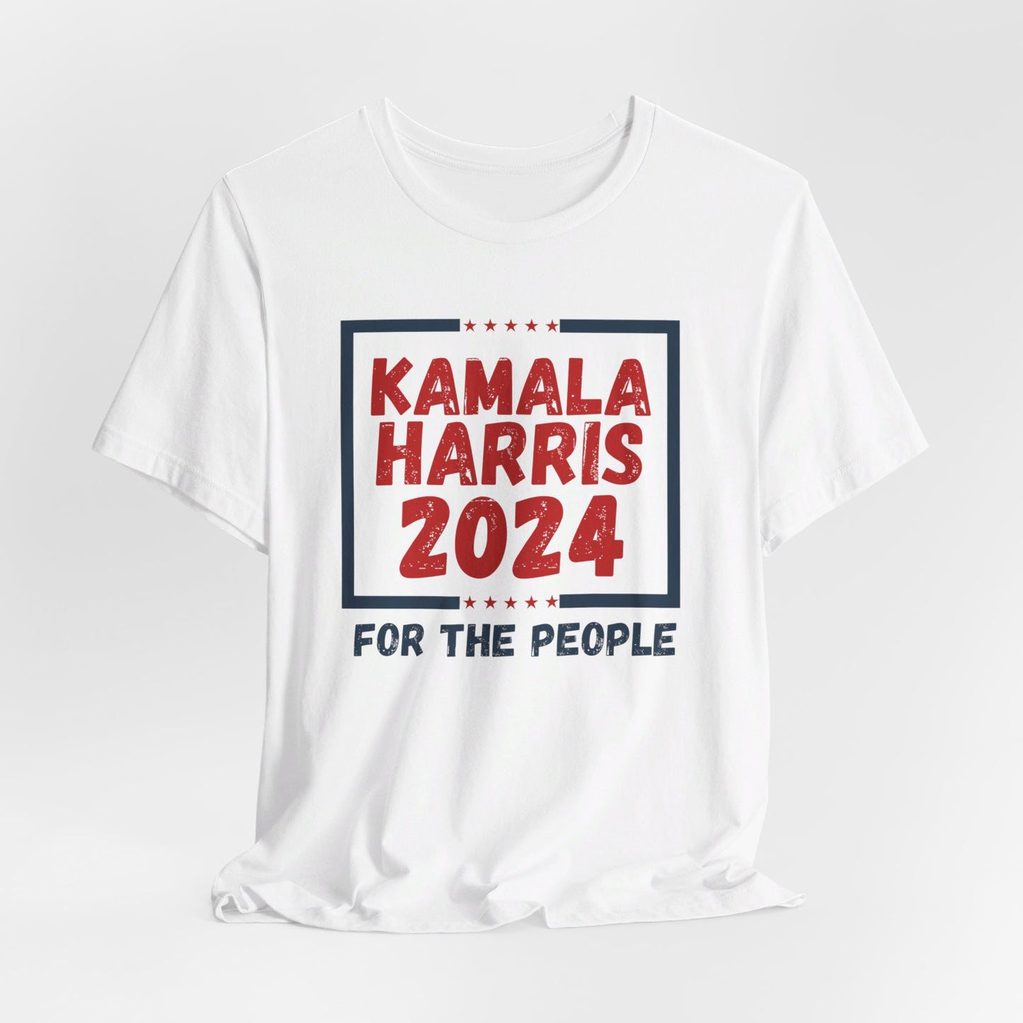 Kamala Harris 24 |For The People (light colored) | Unisex T-shirt | Portion of Profits donated Harris for President | Harris Campaign Merchandise