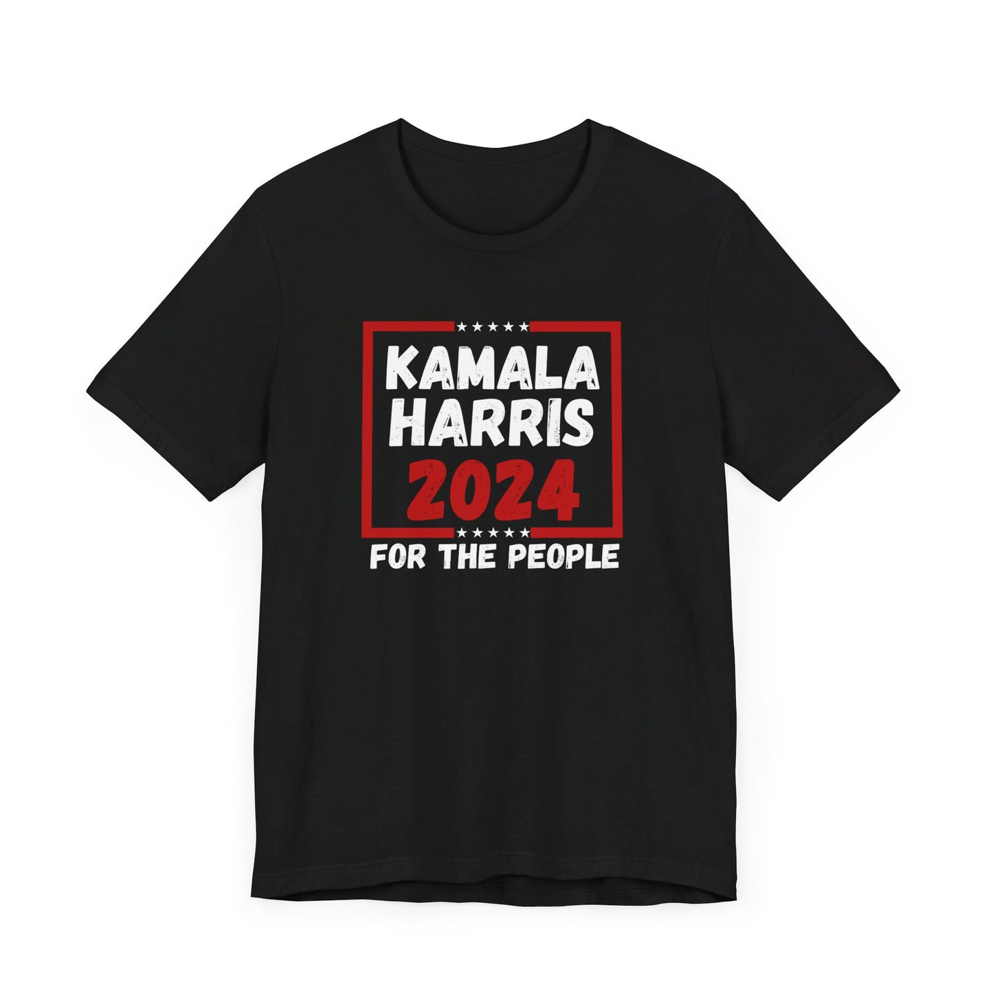 Kamala Harris 24 | For the People (dark colored) | Unisex T-shirt | Portion of Profits donated to Harris for President | Harris Campaign Merchandise