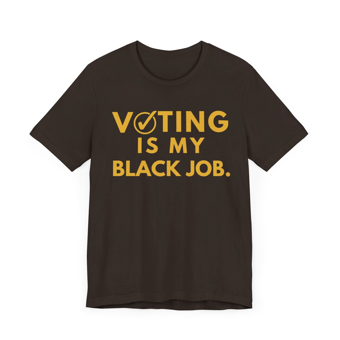 Kamala Harris 24 |Voting Is My Black Job  Iota D9 | Unisex T-shirt |  Portion of Profits donated Harris for President | Harris Campaign Merchandise