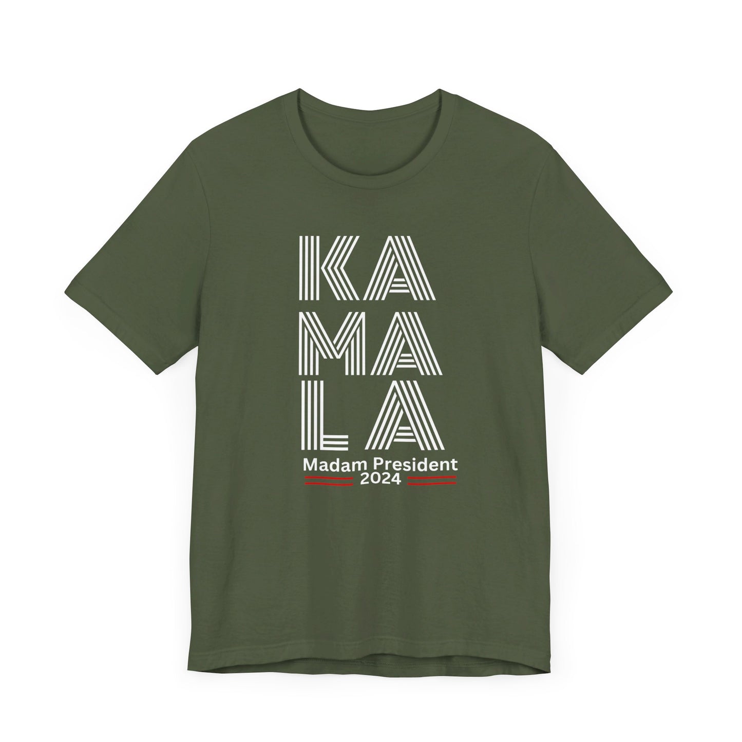 Kamala Harris 24 | KA-MA-LA Madame President | Unisex T-shirt | Portion of Profits donated Harris for President | Harris Campaign Merchandise