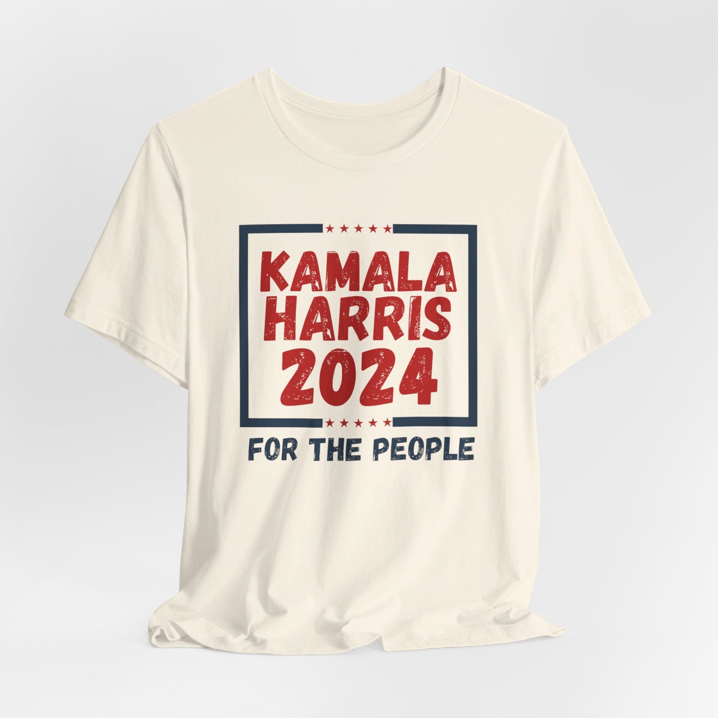 Kamala Harris 24 |For The People (light colored) | Unisex T-shirt | Portion of Profits donated Harris for President | Harris Campaign Merchandise