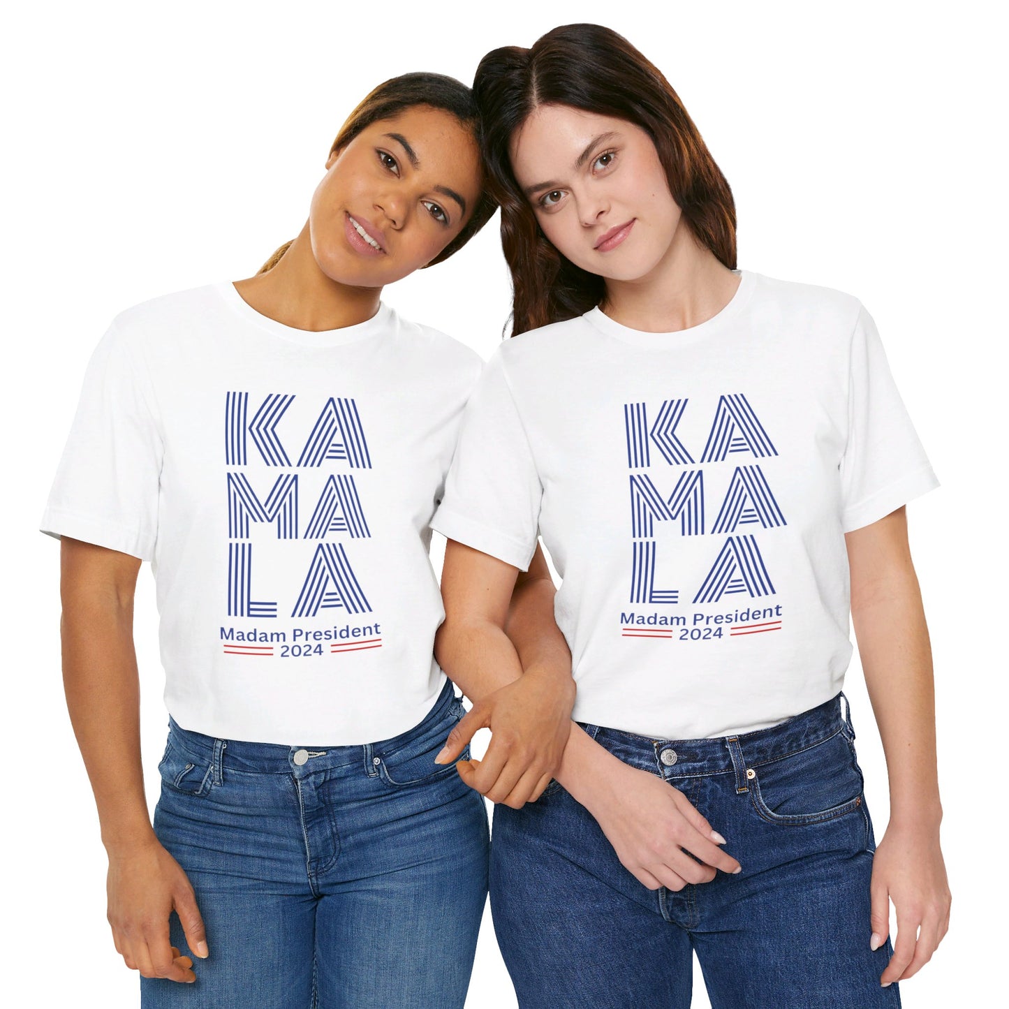 Kamala Harris 24 | KA-MA-LA (light colored) | Unisex T-shirt | Portion of Profits donated Harris for President | Harris Campaign Merchandise