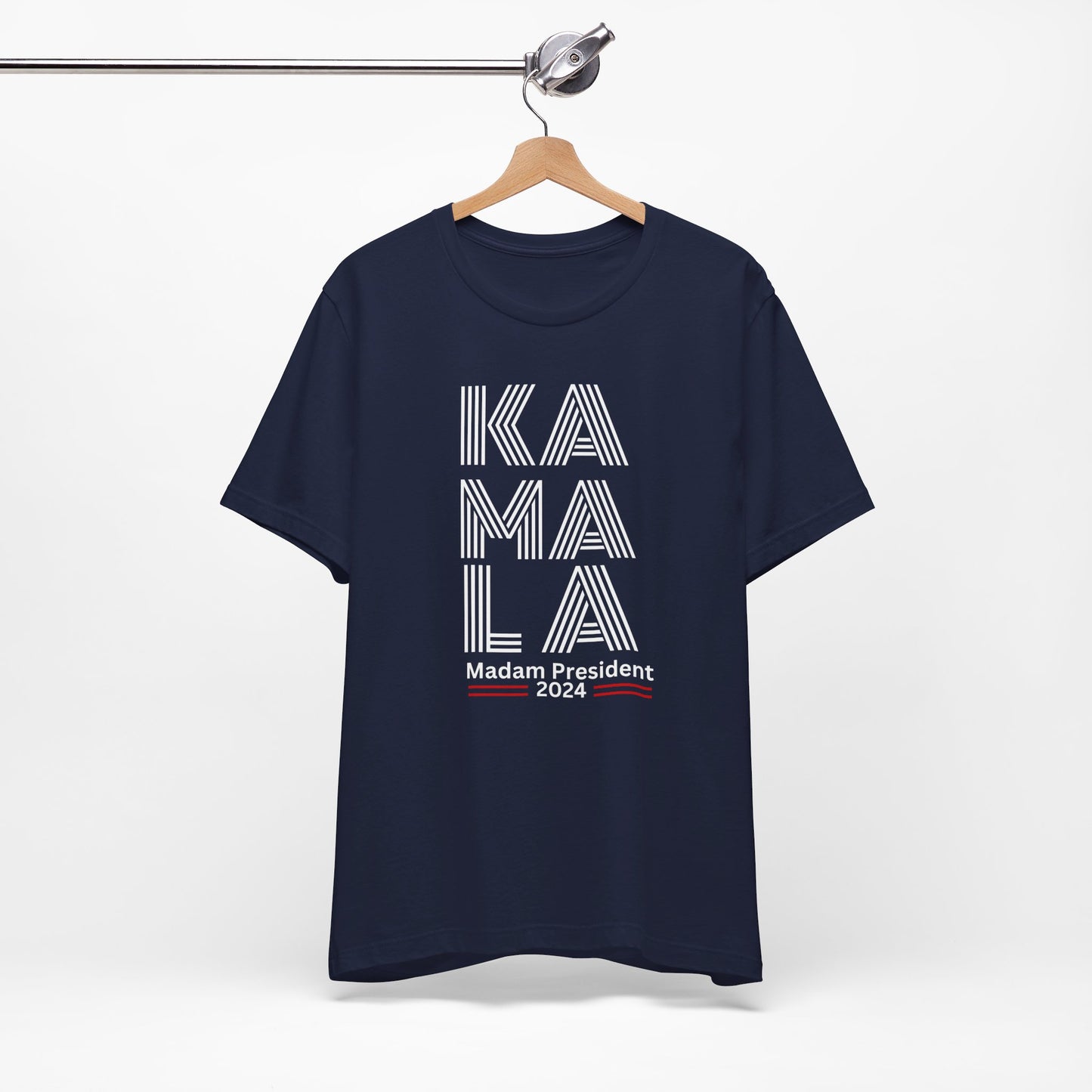 Kamala Harris 24 | KA-MA-LA Madame President | Unisex T-shirt | Portion of Profits donated Harris for President | Harris Campaign Merchandise