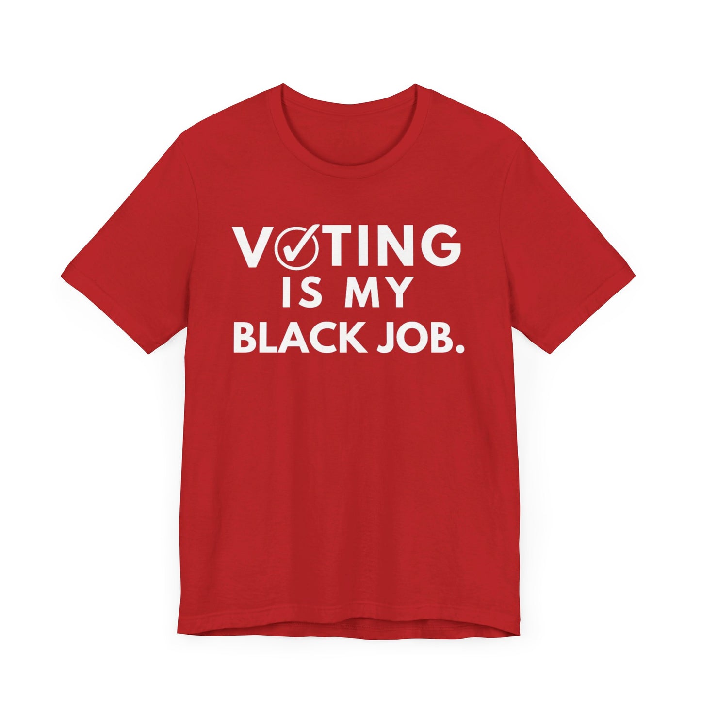 Kamala Harris 24 |Voting Is My Black Job  DST KAPsi D9 | Unisex T-shirt | Portion of Profits donated Harris for President | Harris Campaign Merchandise