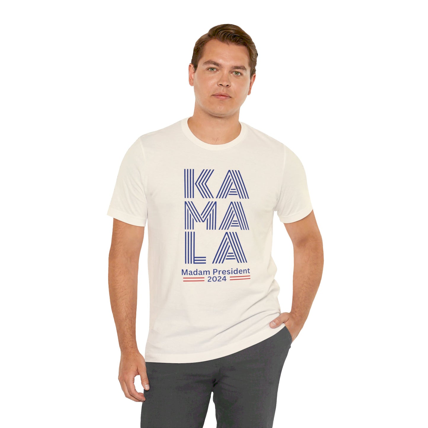 Kamala Harris 24 | KA-MA-LA (light colored) | Unisex T-shirt | Portion of Profits donated Harris for President | Harris Campaign Merchandise