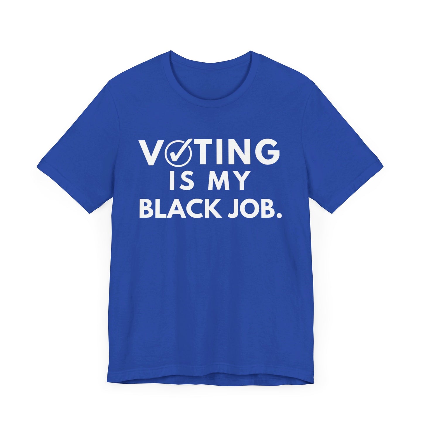 Kamala Harris 24 |Voting Is My Black Job Zeta Sigma D9 | Unisex T-shirt | Portion of Profits donated Harris for President | Harris Campaign Merchandise