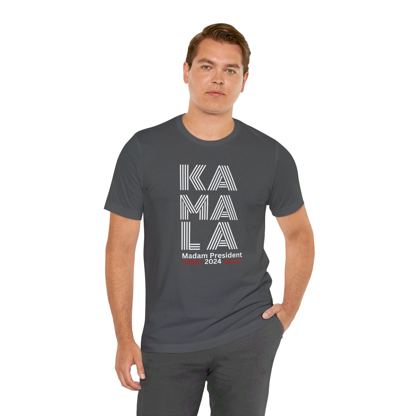 Kamala Harris 24 | KA-MA-LA Madame President | Unisex T-shirt | Portion of Profits donated Harris for President | Harris Campaign Merchandise