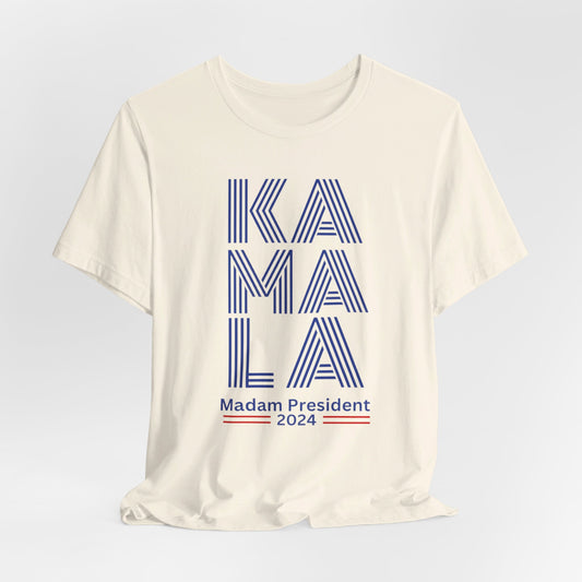 Kamala Harris 24 | KA-MA-LA (light colored) | Unisex T-shirt | Portion of Profits donated Harris for President | Harris Campaign Merchandise