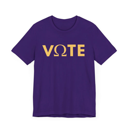 Kamala Harris 24 |VOTE Omega inspired D9 | Unisex T-shirt | Portion of Profits donated Harris for President | Harris Campaign Merchandise