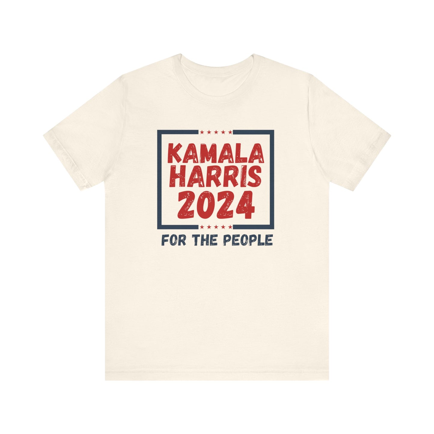 Kamala Harris 24 |For The People (light colored) | Unisex T-shirt | Portion of Profits donated Harris for President | Harris Campaign Merchandise