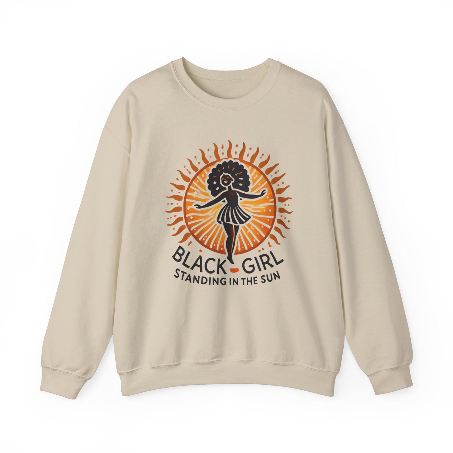 Black Girl Standing in The Sun Logo Sweatshirt