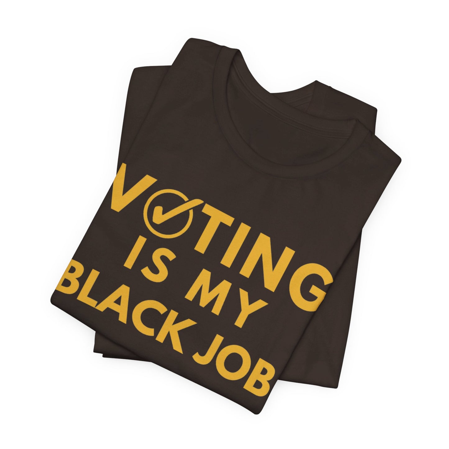 Kamala Harris 24 |Voting Is My Black Job  Iota D9 | Unisex T-shirt |  Portion of Profits donated Harris for President | Harris Campaign Merchandise