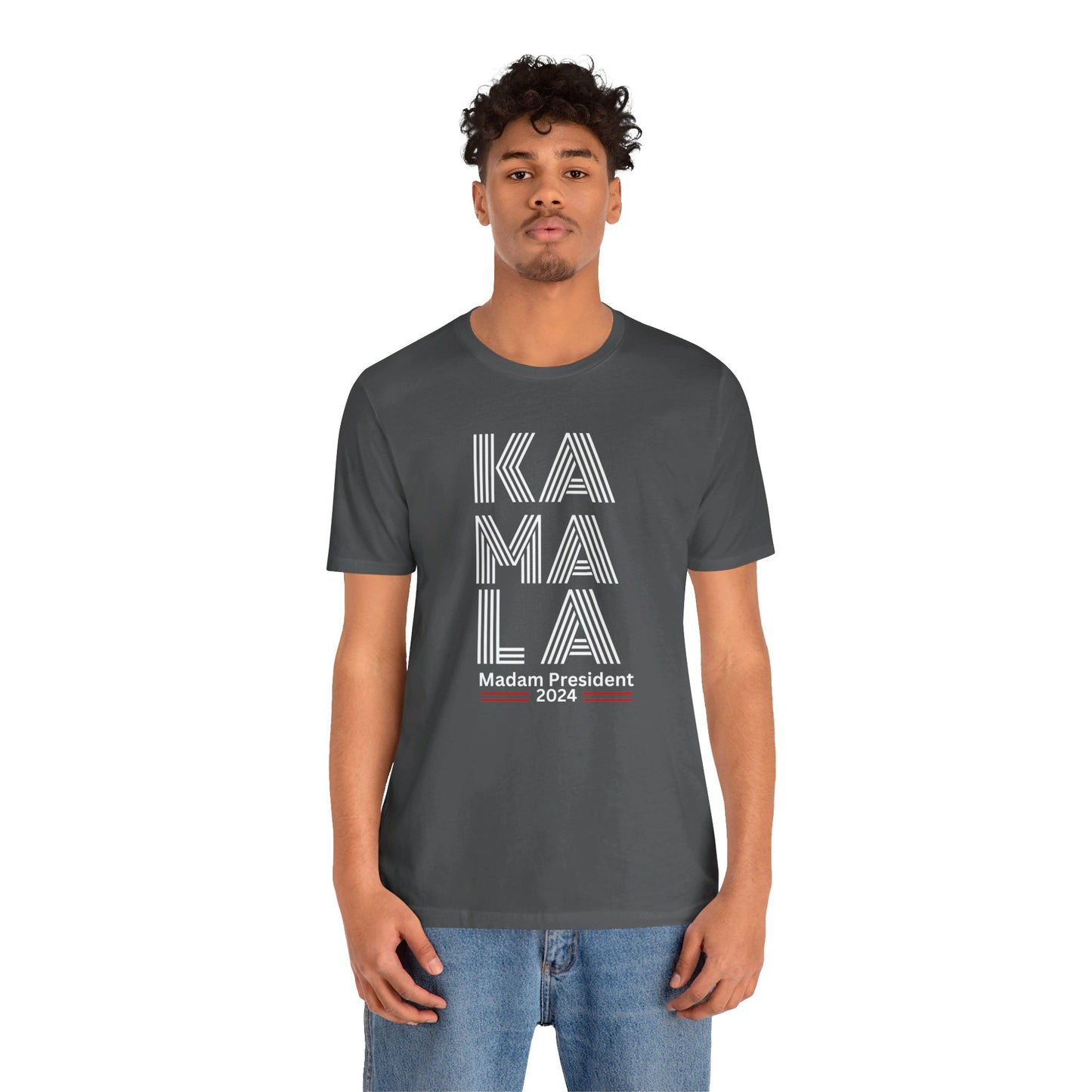 Kamala Harris 24 | KA-MA-LA Madame President | Unisex T-shirt | Portion of Profits donated Harris for President | Harris Campaign Merchandise