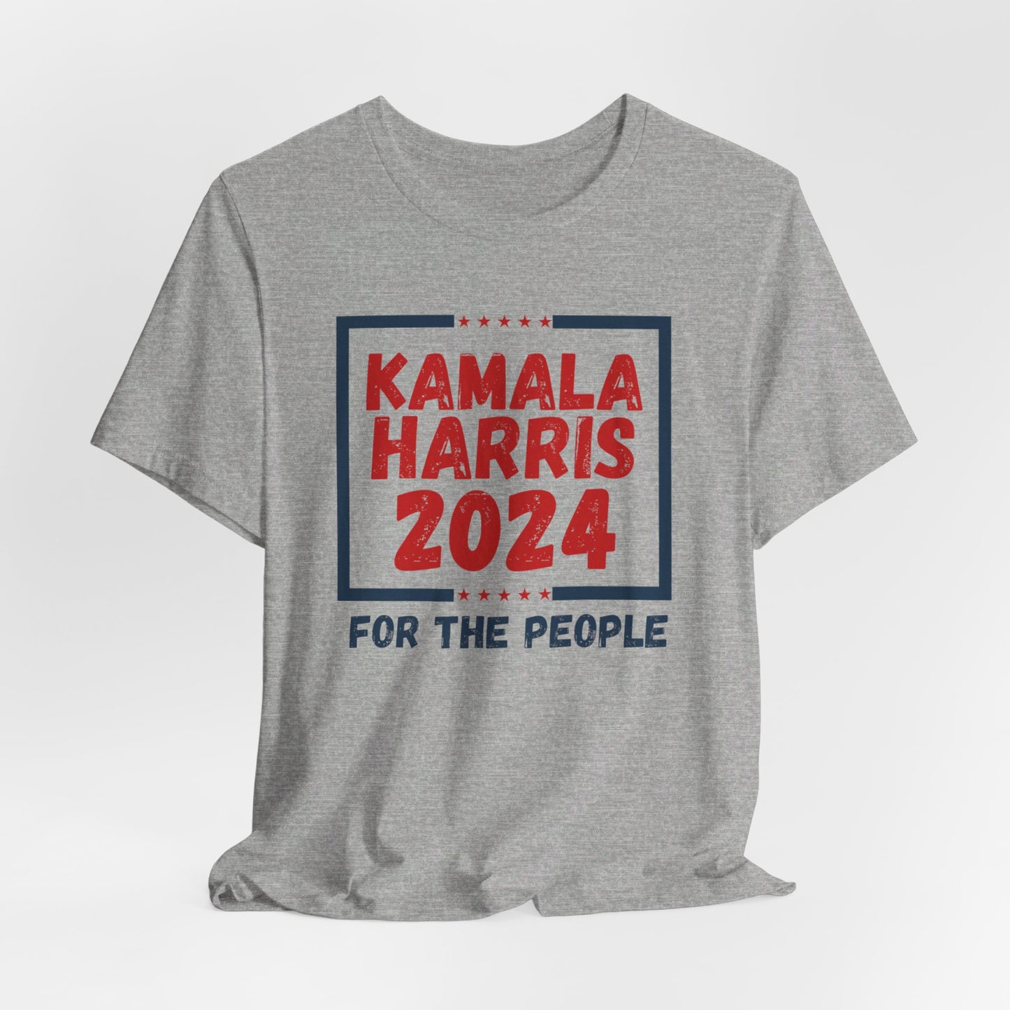 Kamala Harris 24 |For The People (light colored) | Unisex T-shirt | Portion of Profits donated Harris for President | Harris Campaign Merchandise