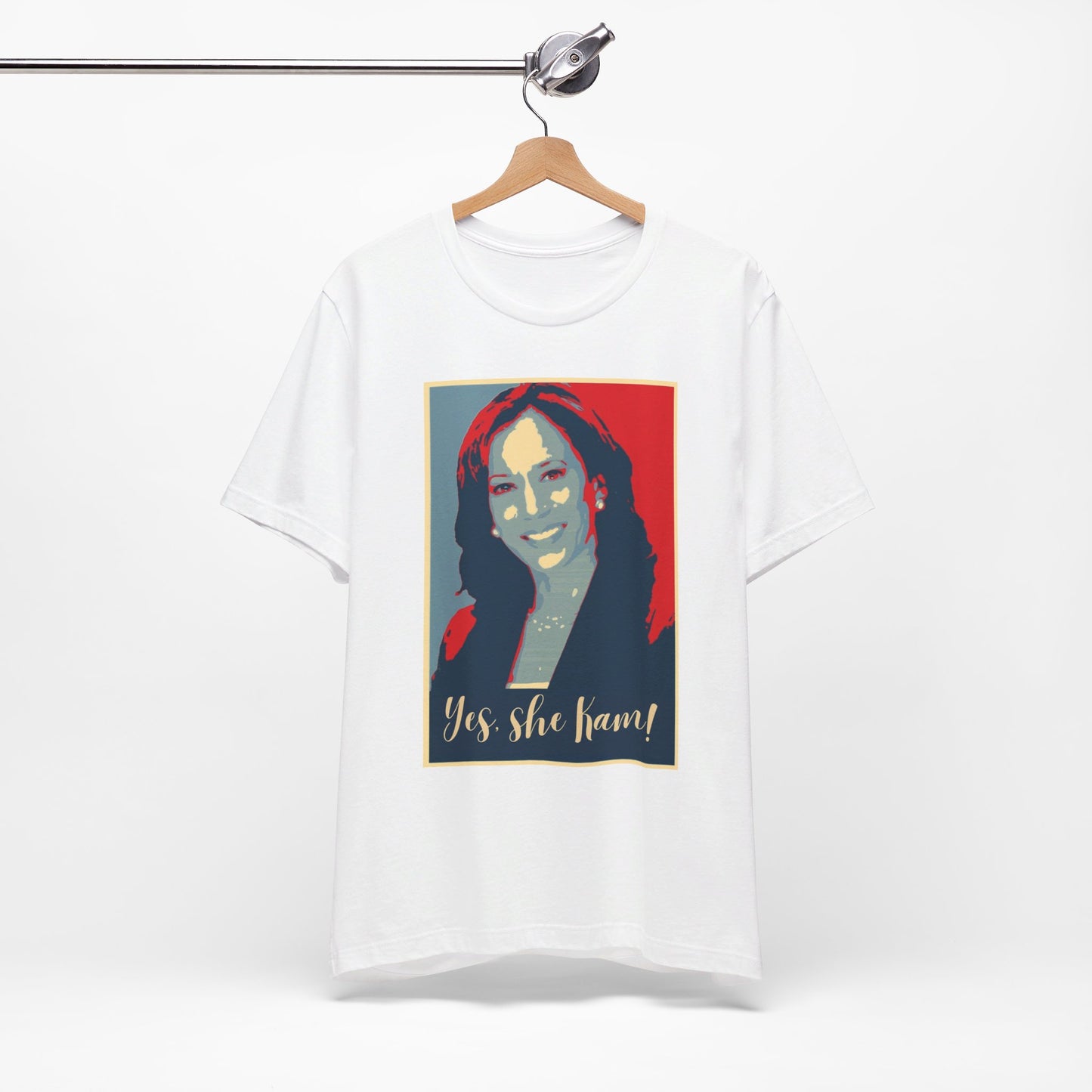 Kamala Harris 24 | Yes, She Kam! | Unisex T-shirt | Portions of Profits donated to Harris for President | Harris Campaign Merchandise