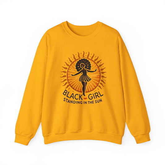 Black Girl Standing in The Sun Logo Sweatshirt