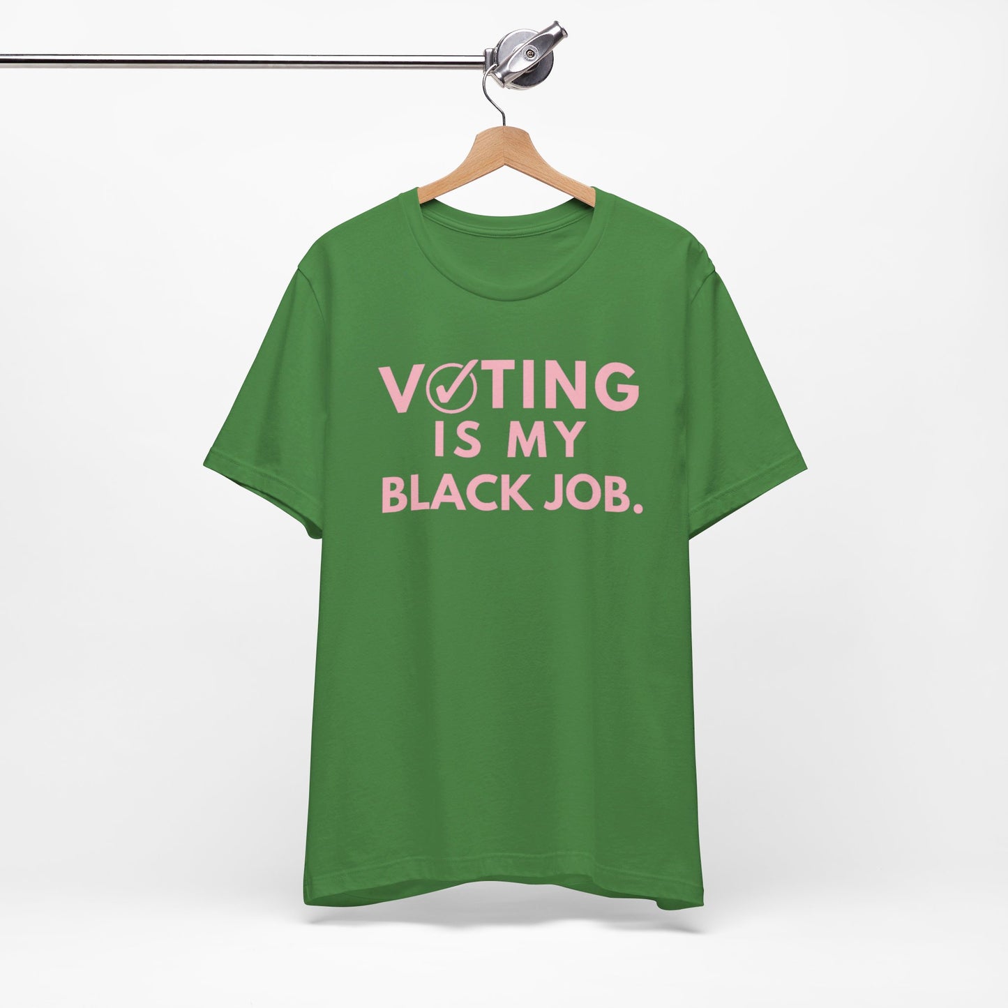 Kamala Harris 24 |Voting Is My Black Job  AKA D9 | Unisex T-shirt |  Portion of Profits donated Harris for President | Harris Campaign Merchandise