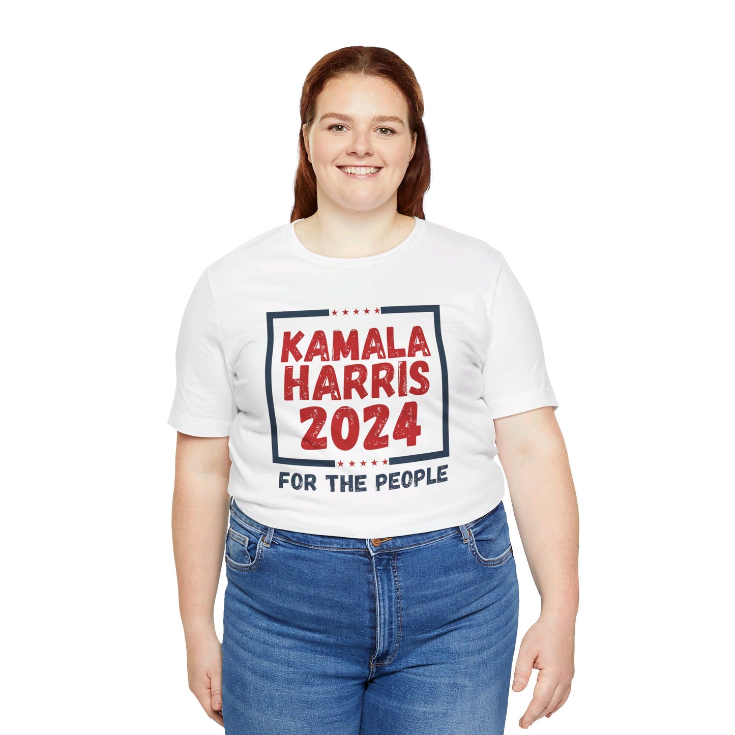 Kamala Harris 24 |For The People (light colored) | Unisex T-shirt | Portion of Profits donated Harris for President | Harris Campaign Merchandise