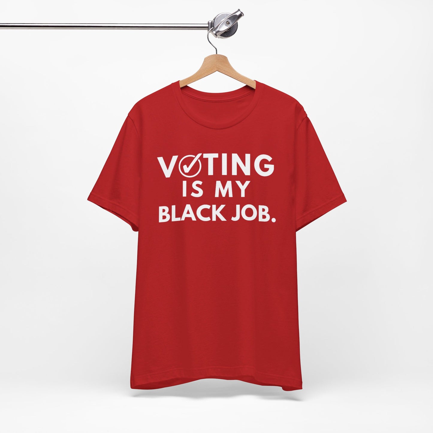 Kamala Harris 24 |Voting Is My Black Job  DST KAPsi D9 | Unisex T-shirt | Portion of Profits donated Harris for President | Harris Campaign Merchandise