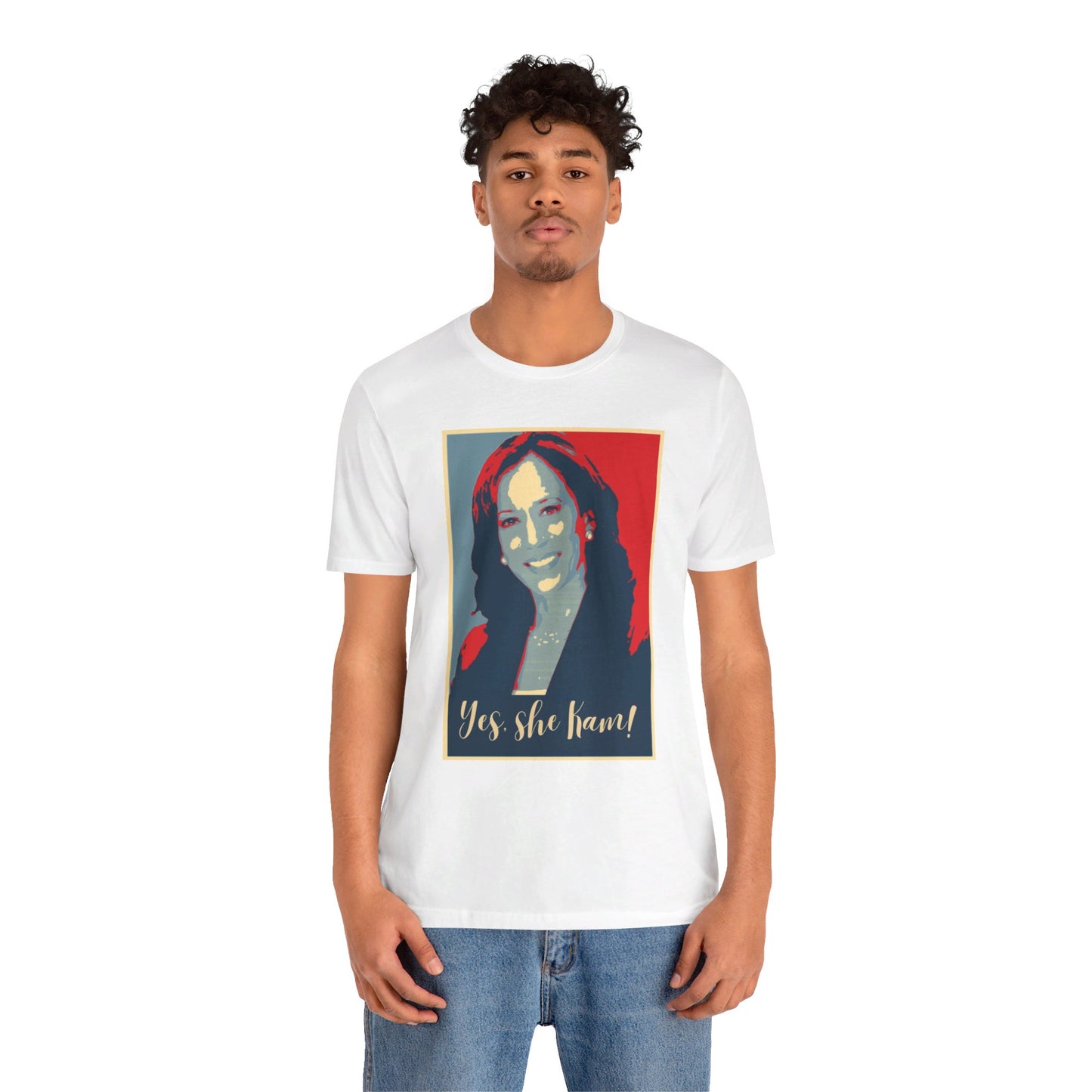 Kamala Harris 24 | Yes, She Kam! | Unisex T-shirt | Portions of Profits donated to Harris for President | Harris Campaign Merchandise